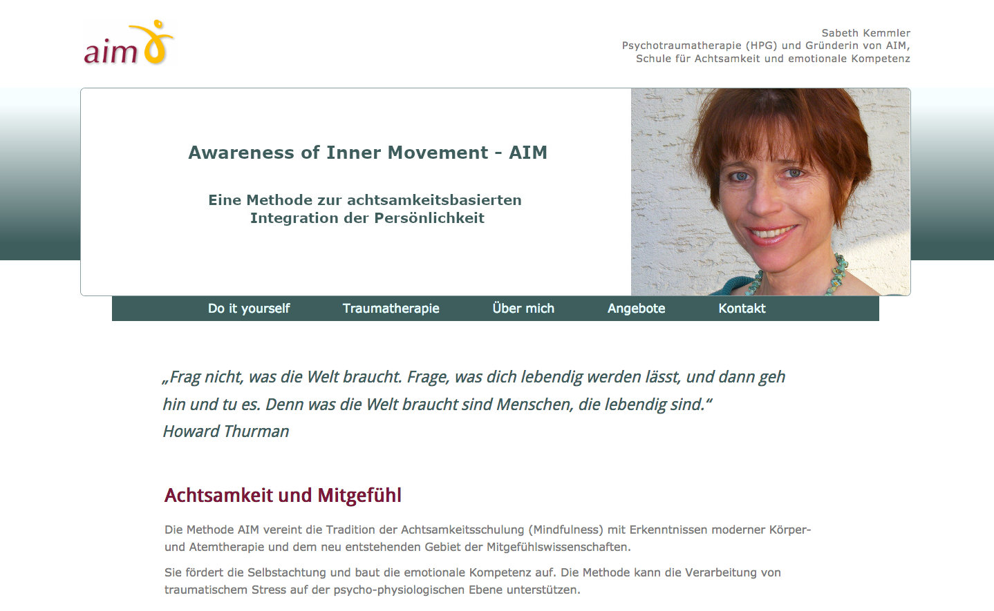 Referenz AIM Awareness of Inner Movements